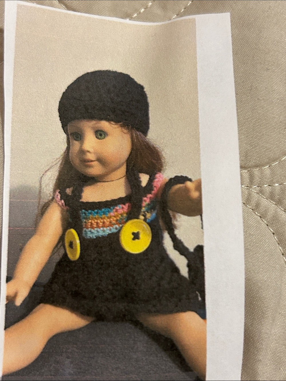 Girl doll outfit and accessories